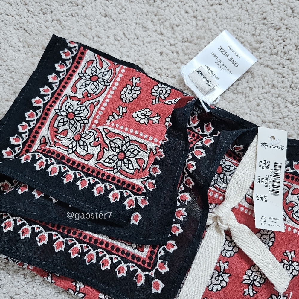 Madewell Organic Cotton Bandana - Picture 6 of 6